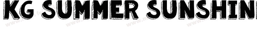 KG Summer Sunshine字体转换